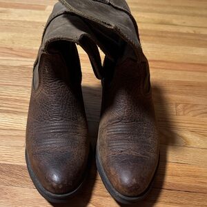 Men's Brown Leather Boots